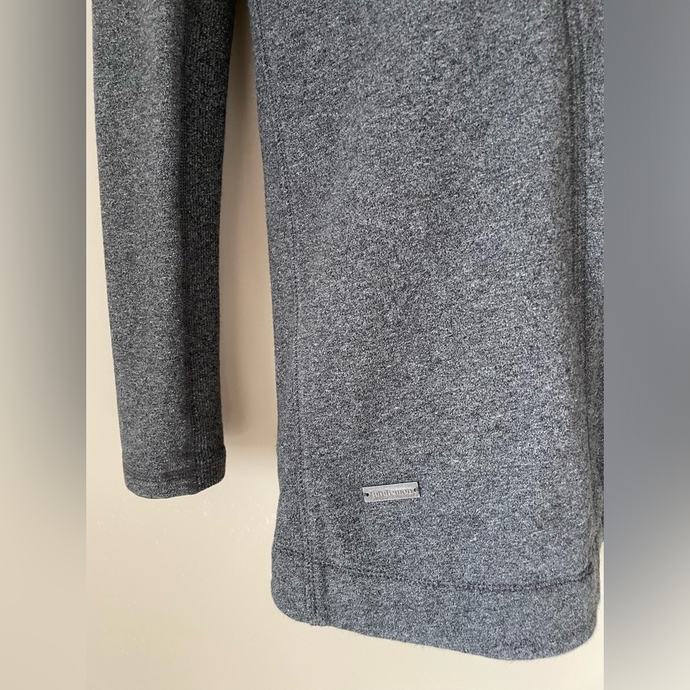 Lululemon That's a Wrap asymmetrical zip sweatshirt grey size 2 NWOT - Picture 3 of 5